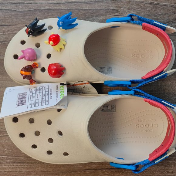 Custom Sonic Meme Clog Shoes- DIY modification based on Crocs main image 6